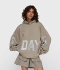 Statement Logo Hoodie Fog