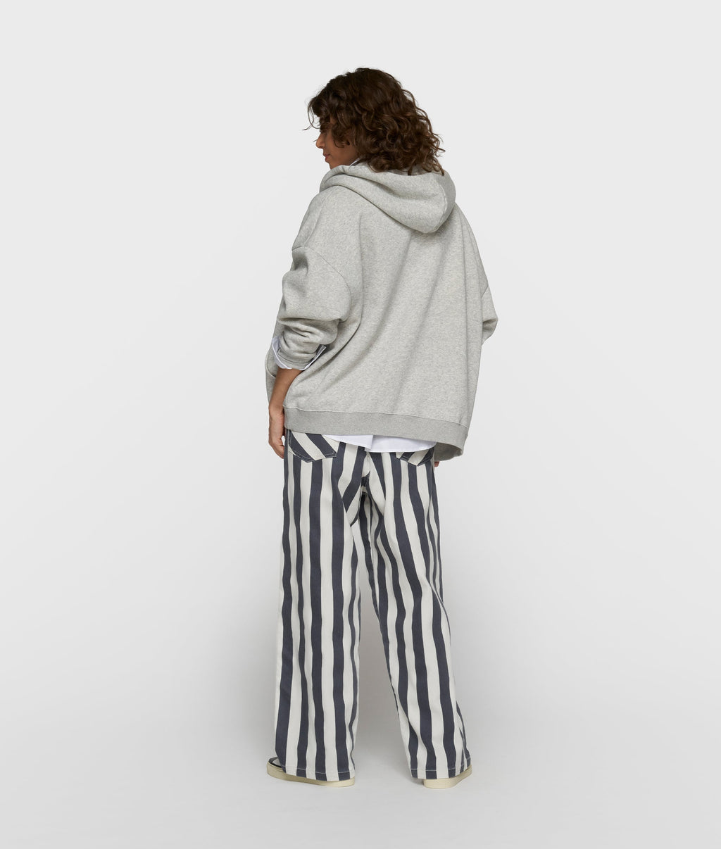 10DAYS Zip Cardigan | Light Grey Melee – Cárdigan de mujer con cremallera – Estilo casual elegante – Tallas M, L, 2XL