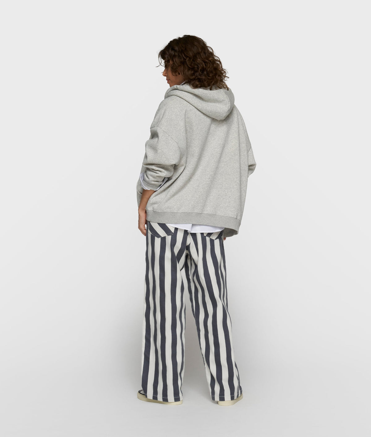 10DAYS Zip Cardigan | Light Grey Melee – Cárdigan de mujer con cremallera – Estilo casual elegante – Tallas M, L, 2XL