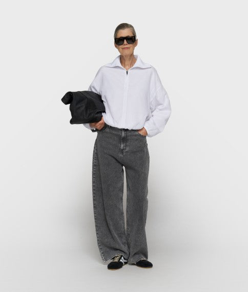 10DAYS Wide Pants Jog Denim 20-063-6203 Black