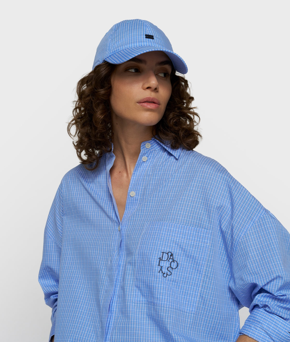 10DAYS Long Sleeve Shirt Check ultramarine – vista 2