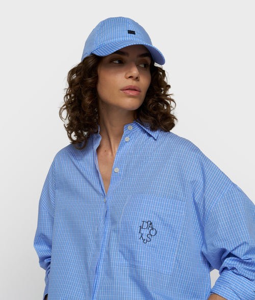 10DAYS Long Sleeve Shirt Check ultramarine – vista 2