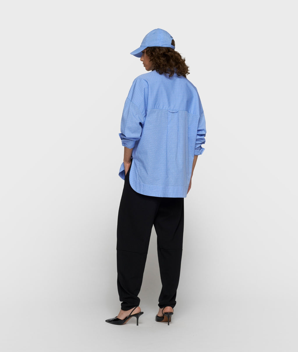 10DAYS Long Sleeve Shirt Check ultramarine – vista 4
