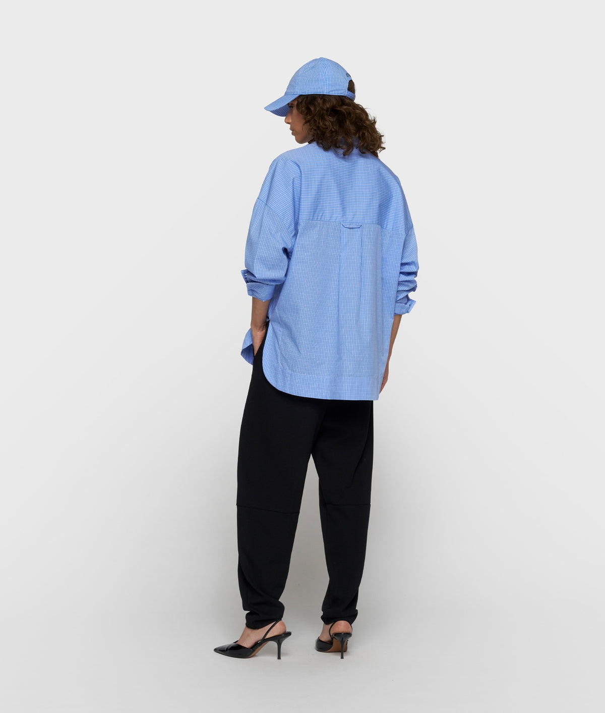 10DAYS Long Sleeve Shirt Check ultramarine – vista 4