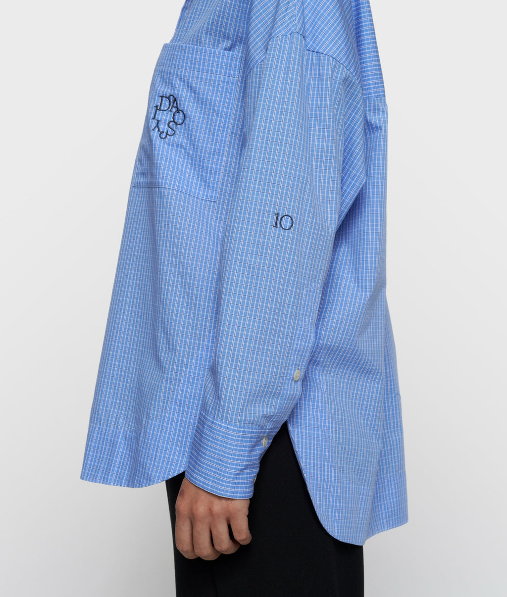 10DAYS Long Sleeve Shirt Check ultramarine – vista 5