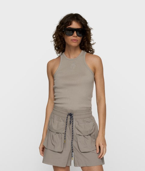 10DAYS Tank Top Rib 20-451-6203 Fog