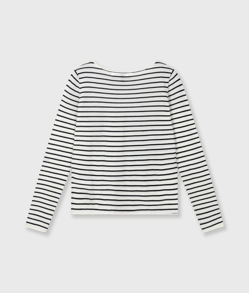10DAYS Fine Knit Sweater Stripes 20-605-6201 Ecru Black