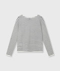 10DAYS Fine Knit Sweater Stripes 20-605-6201 Ecru Black