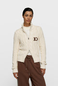 10DAYS cable knit zip 20-651-6201 Pearl