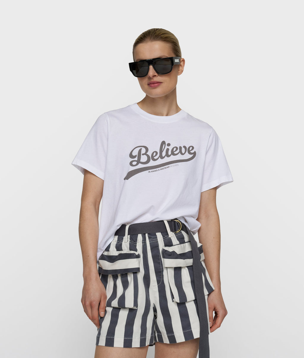 10DAYS Petite Tee Believe white 20-754-6203