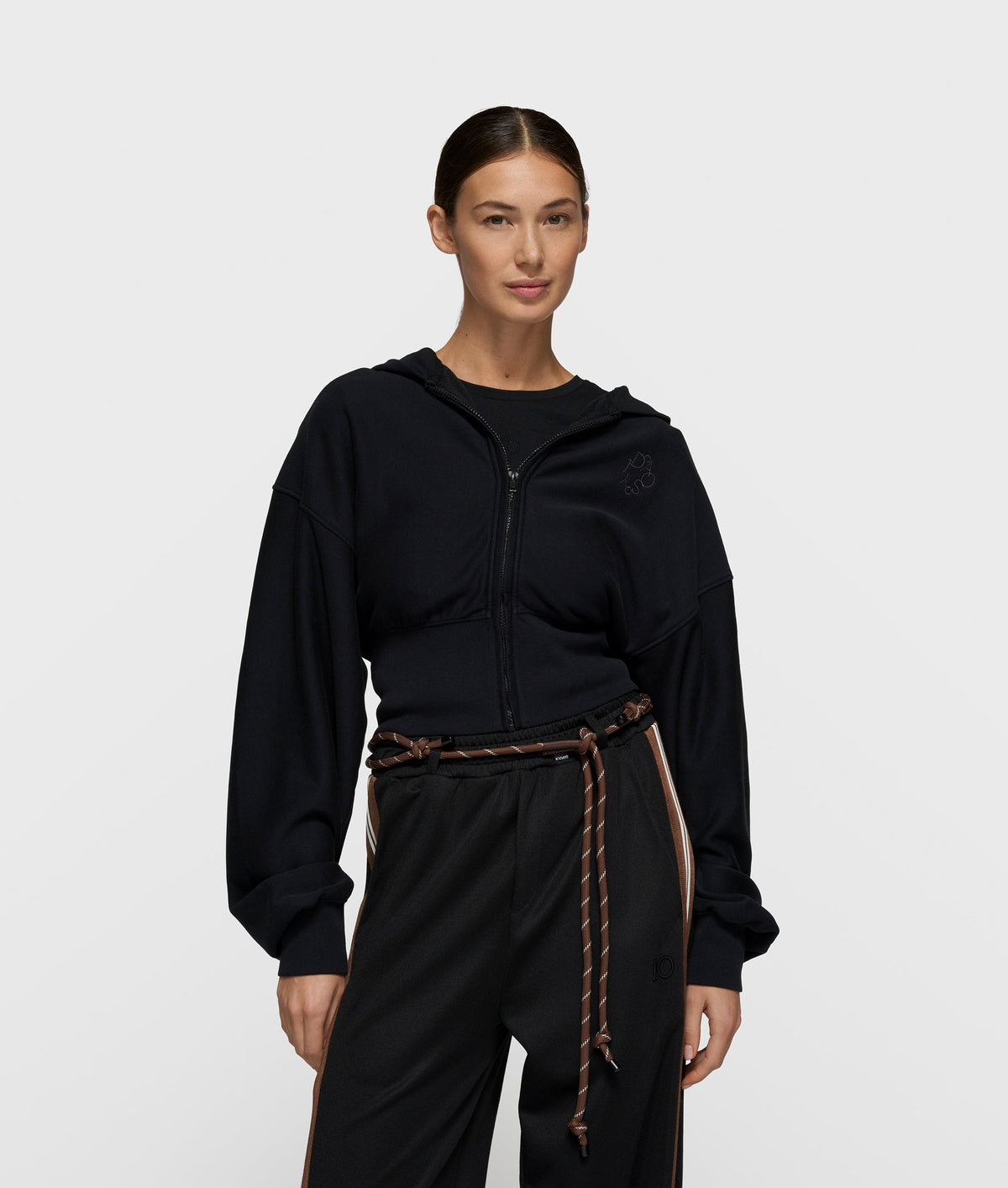10DAYS Ballet Zip Hoodie 20-856-6201 Black