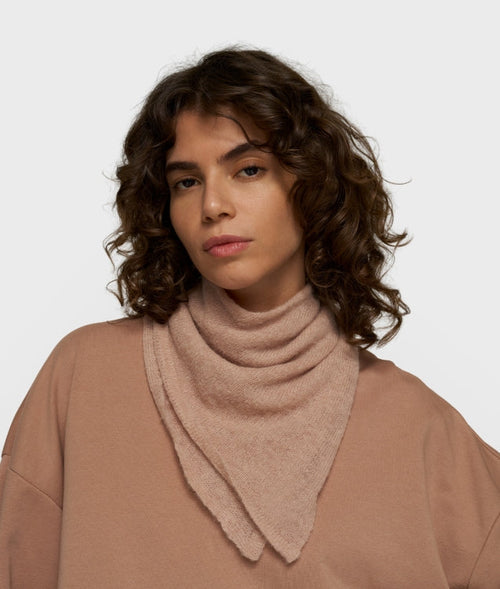 10DAYS Bandana Knit Scarf light fudge 20-904-6203