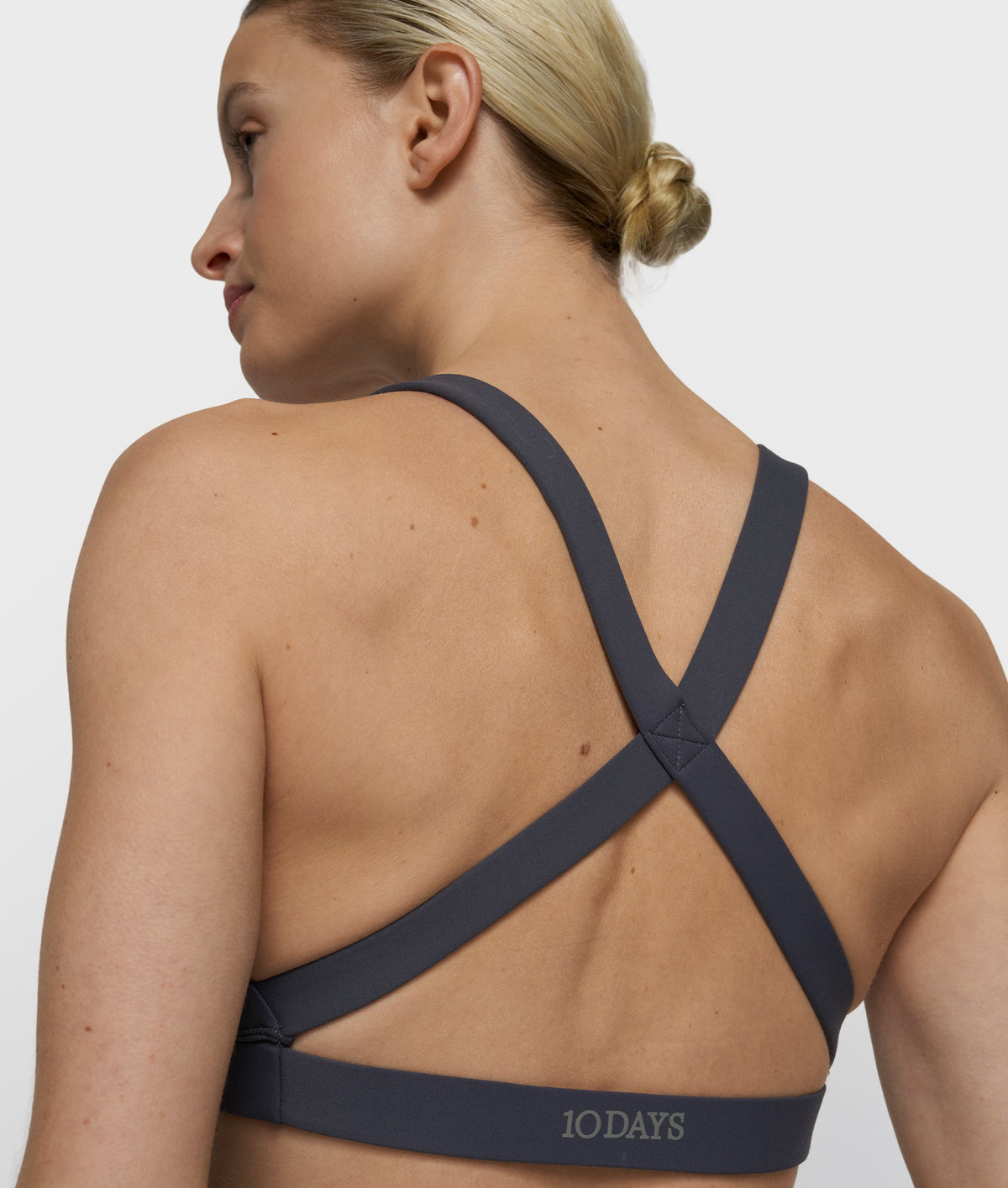 10DAYS Sporty Bra Steel Blue – vista posterior