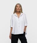 10DAYS The Pique Shirt 25-401-9900 white