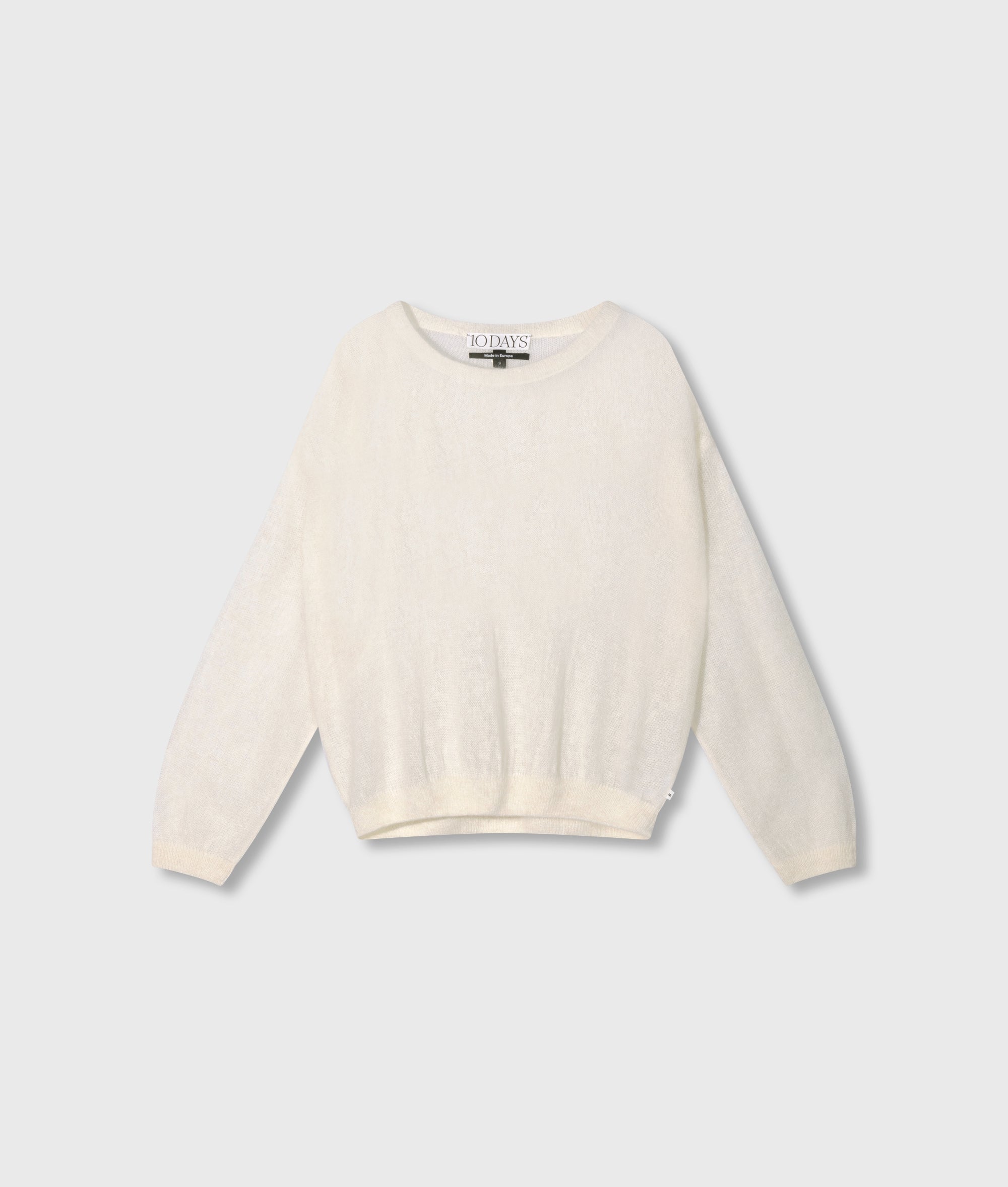 10DAYS The Knit Sweater 25-603-9900 Ecru