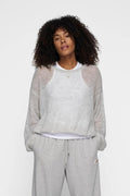 10DAYS The Knit Sweater 25-603-9900 Light Grey Melee