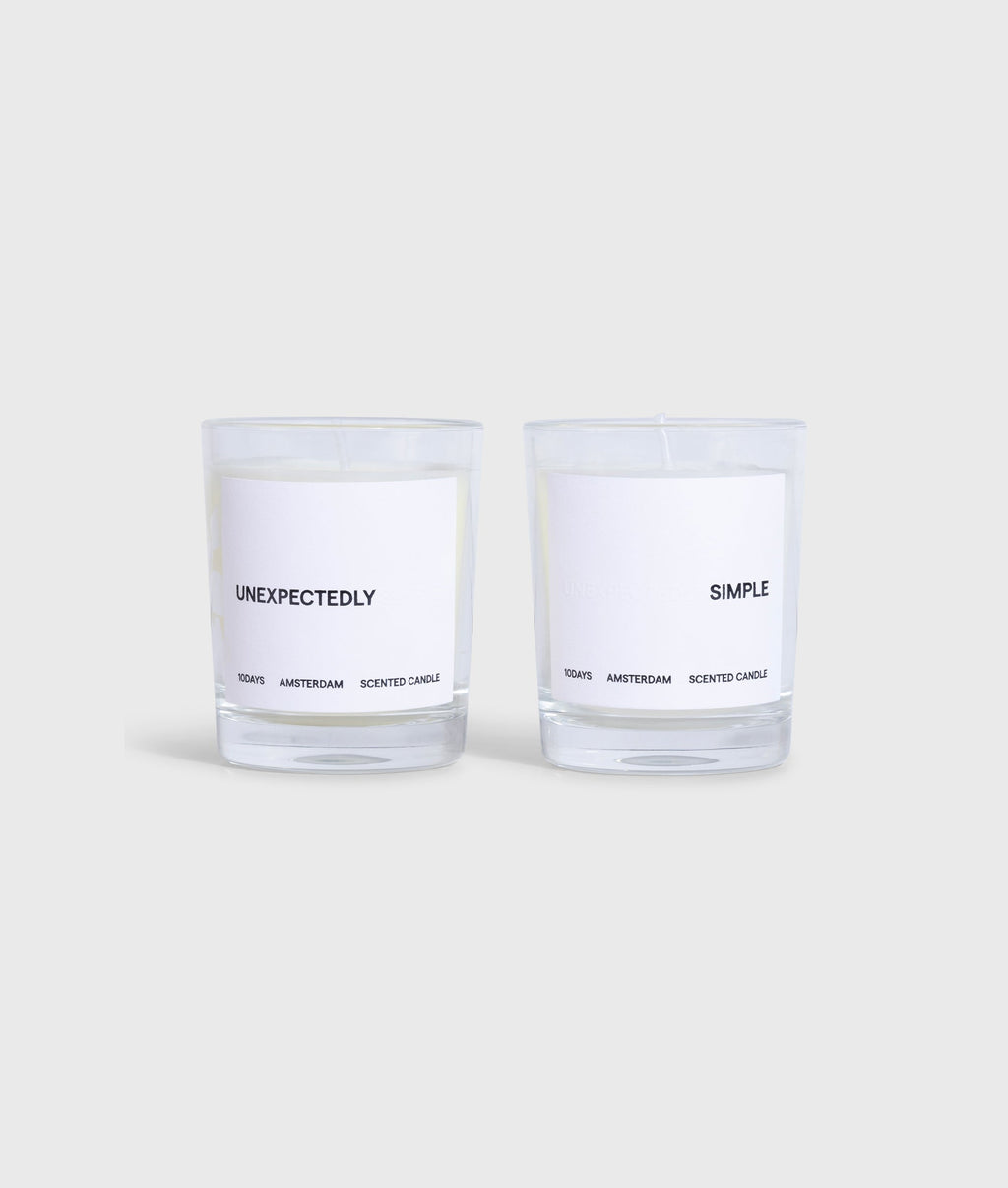 10DAYS Unexpectedly Simple Scented Candle Set 66-009-9900 Multicolor