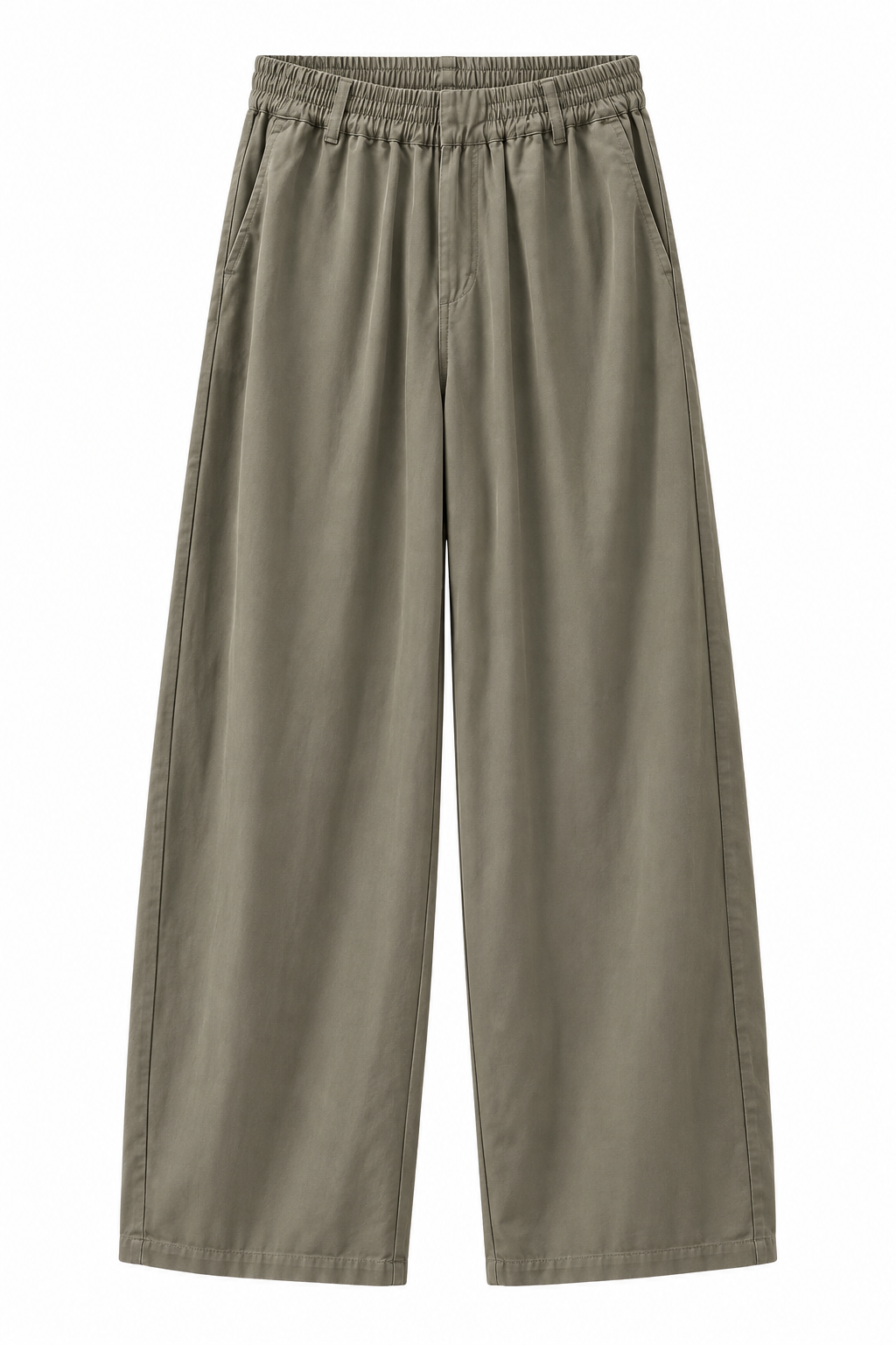 10DAYS banana pants lyocell 20-039-6203 dark fog – vista frontal