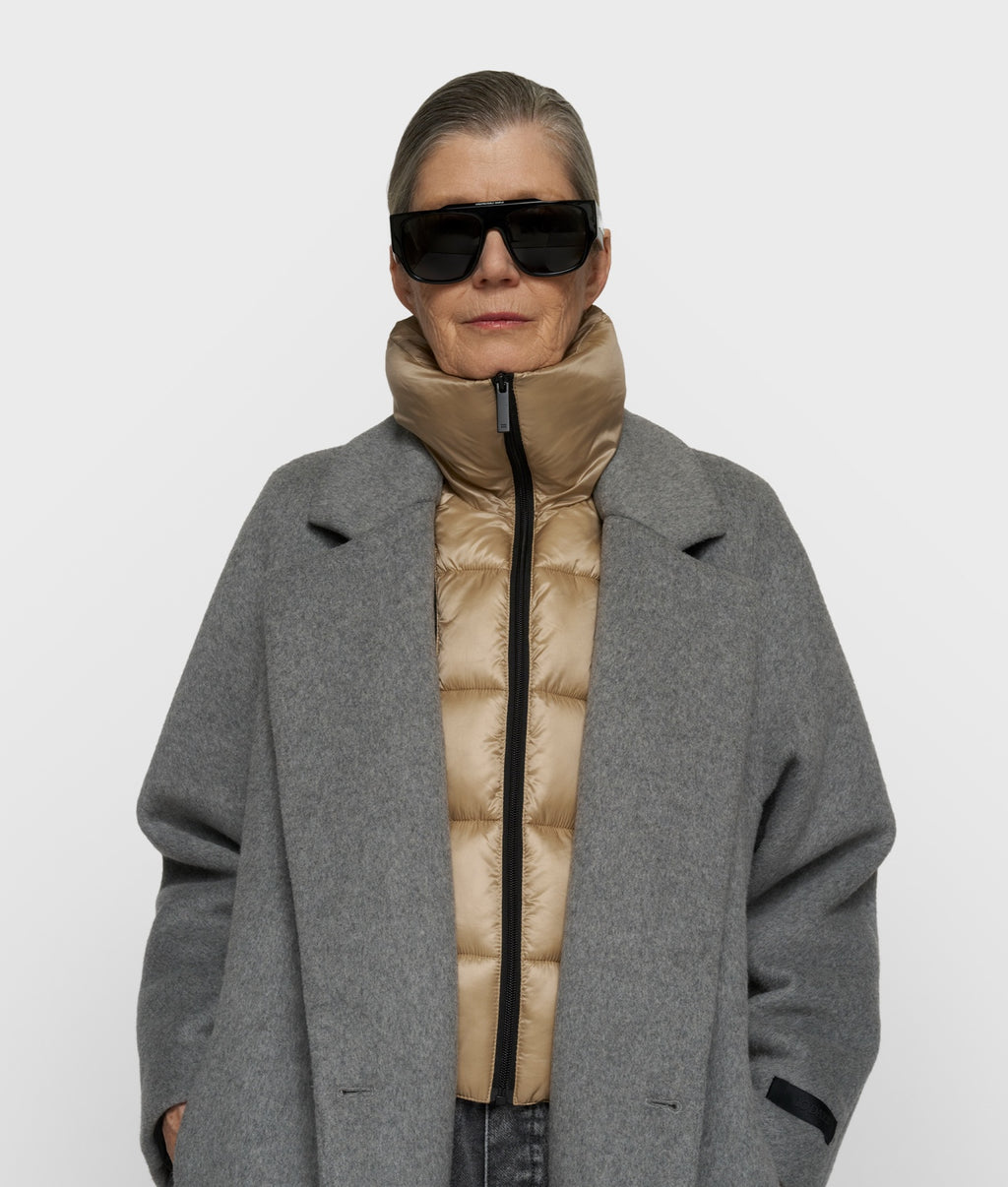 10DAYS The Chic Coat Grey Melee – vista 2