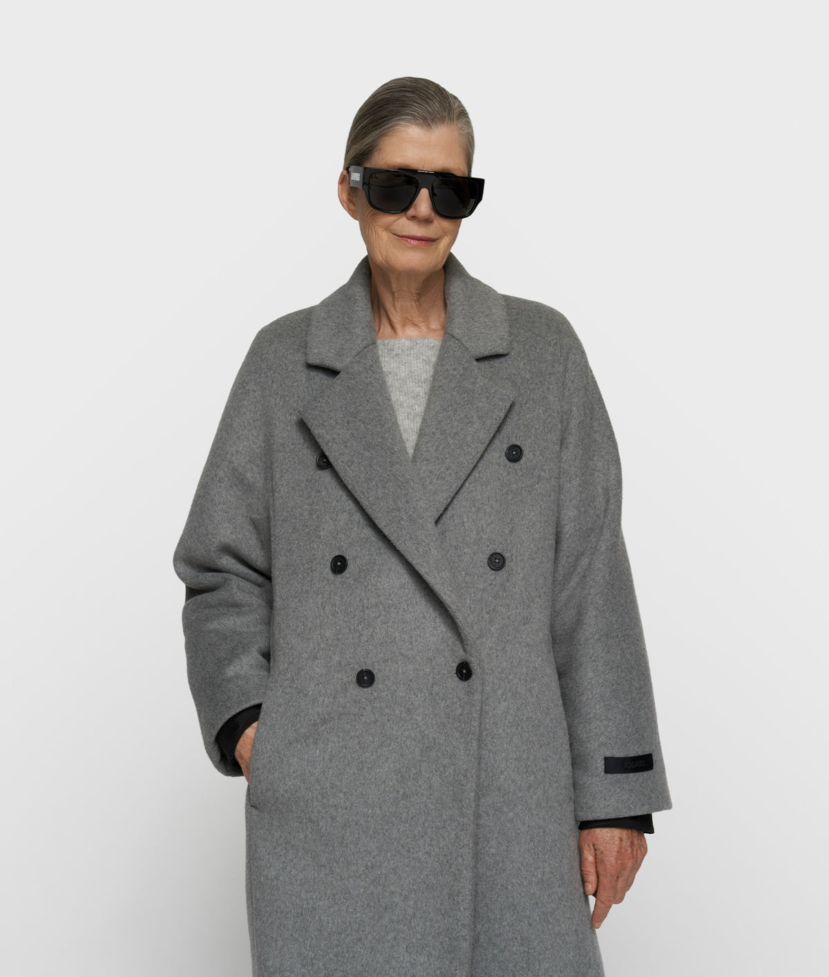 10DAYS The Chic Coat Grey Melee – vista 5