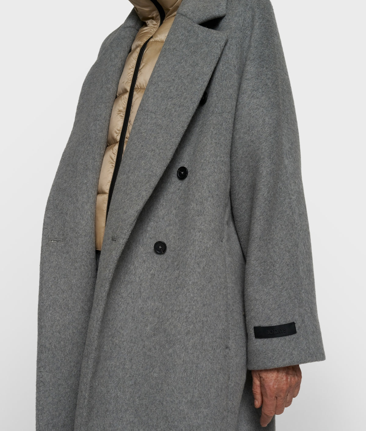 10DAYS The Chic Coat Grey Melee – vista 7