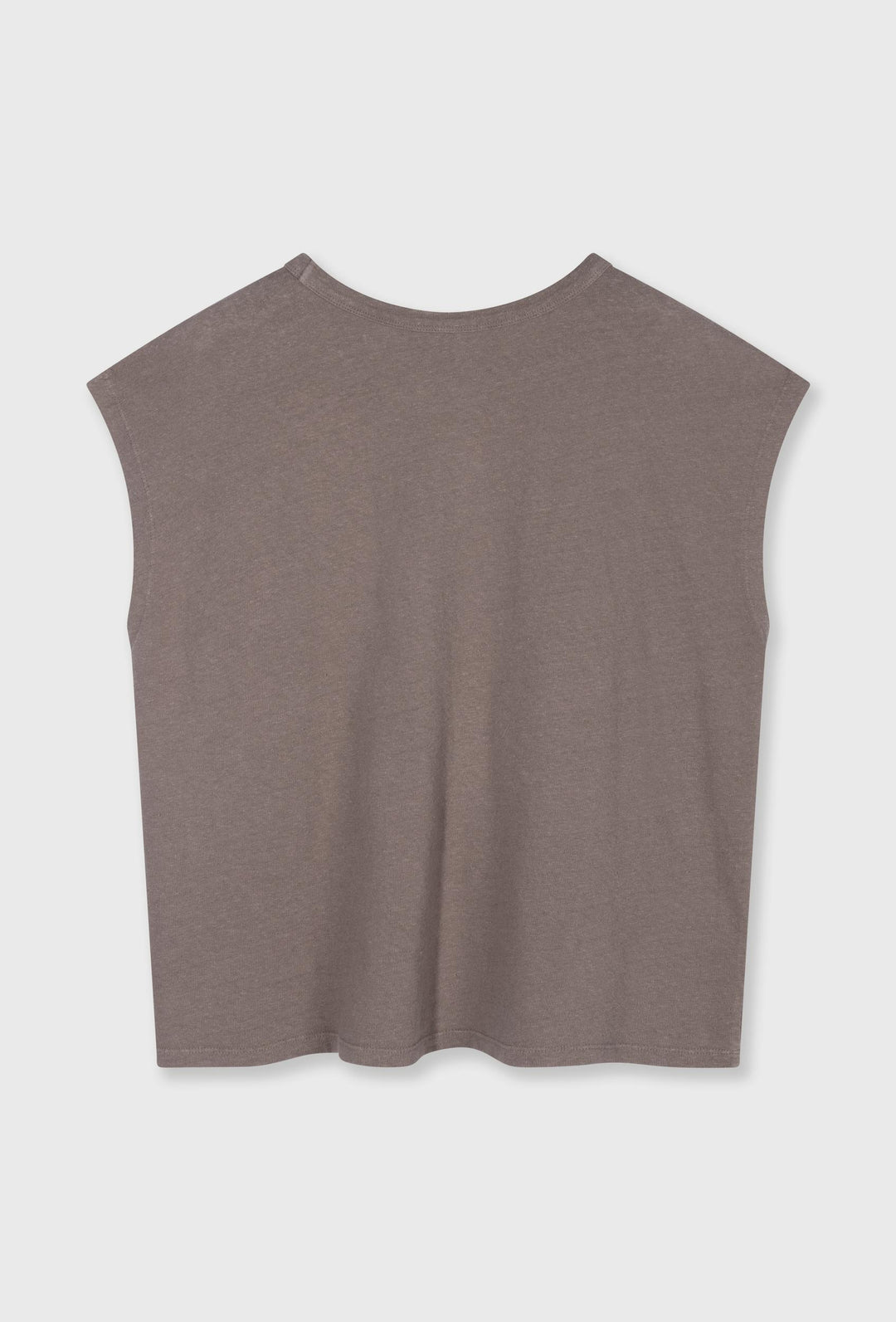10DAYS Cotton Linen Tee Moonrock