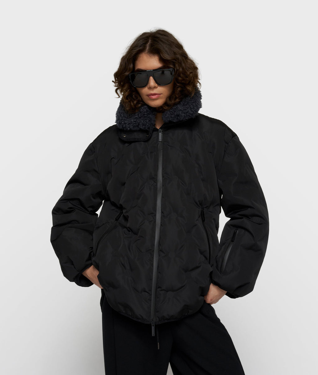 10DAYS The Darling Coat Black