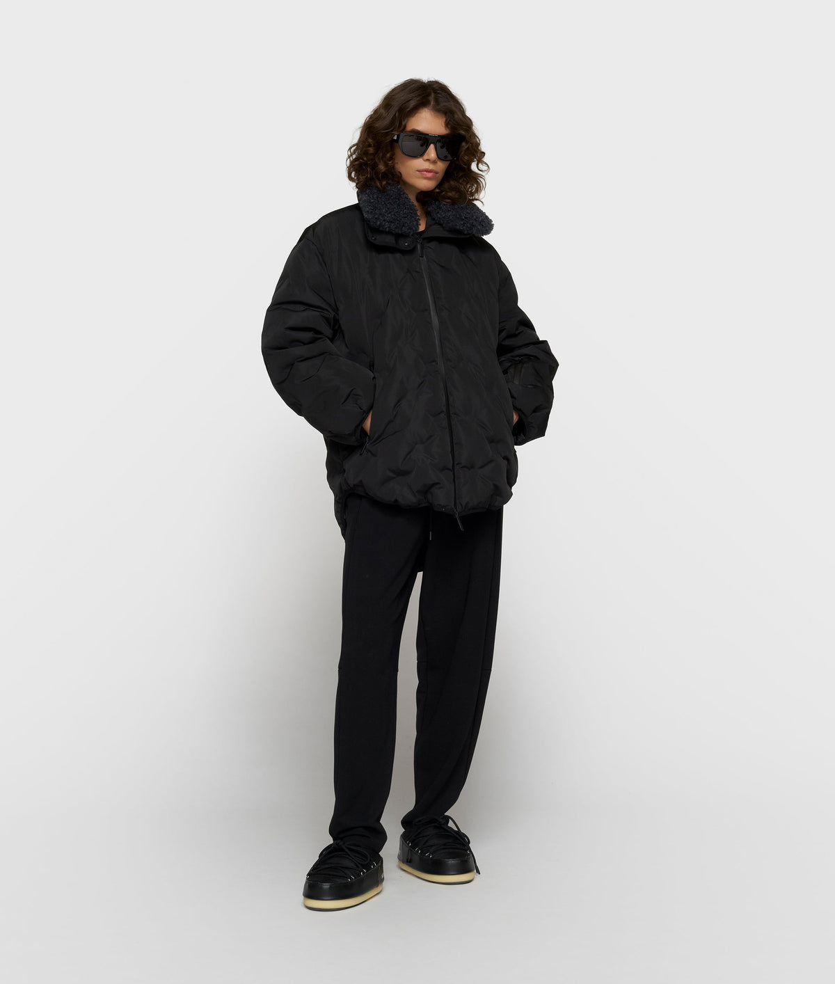 10DAYS The Darling Coat Black