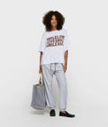 10DAYS Mid Jogger Stripes White Blue