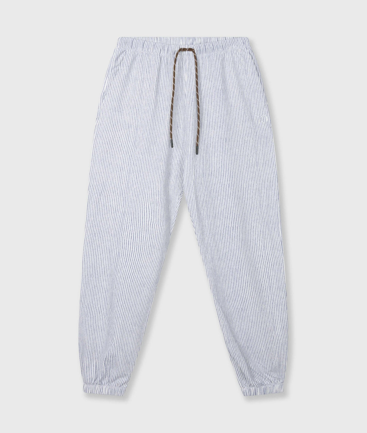 10DAYS Mid Jogger Stripes White Blue