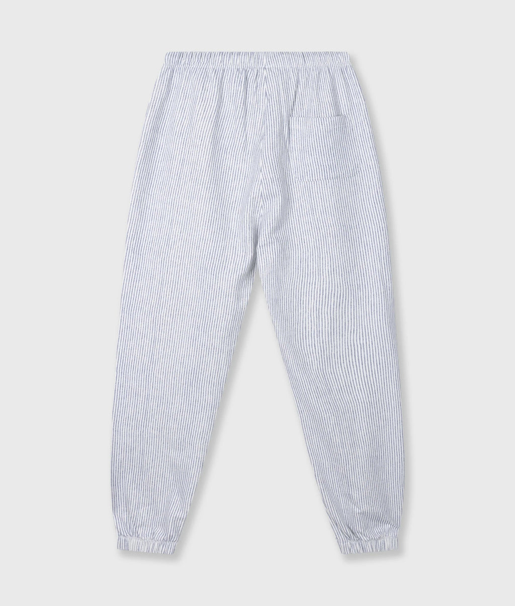 10DAYS Mid Jogger Stripes White Blue