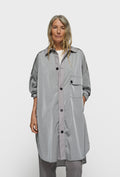 10DAYS Oversized Shirt Jacket Light Graphite
