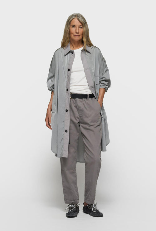 10DAYS Oversized Shirt Jacket Light Graphite