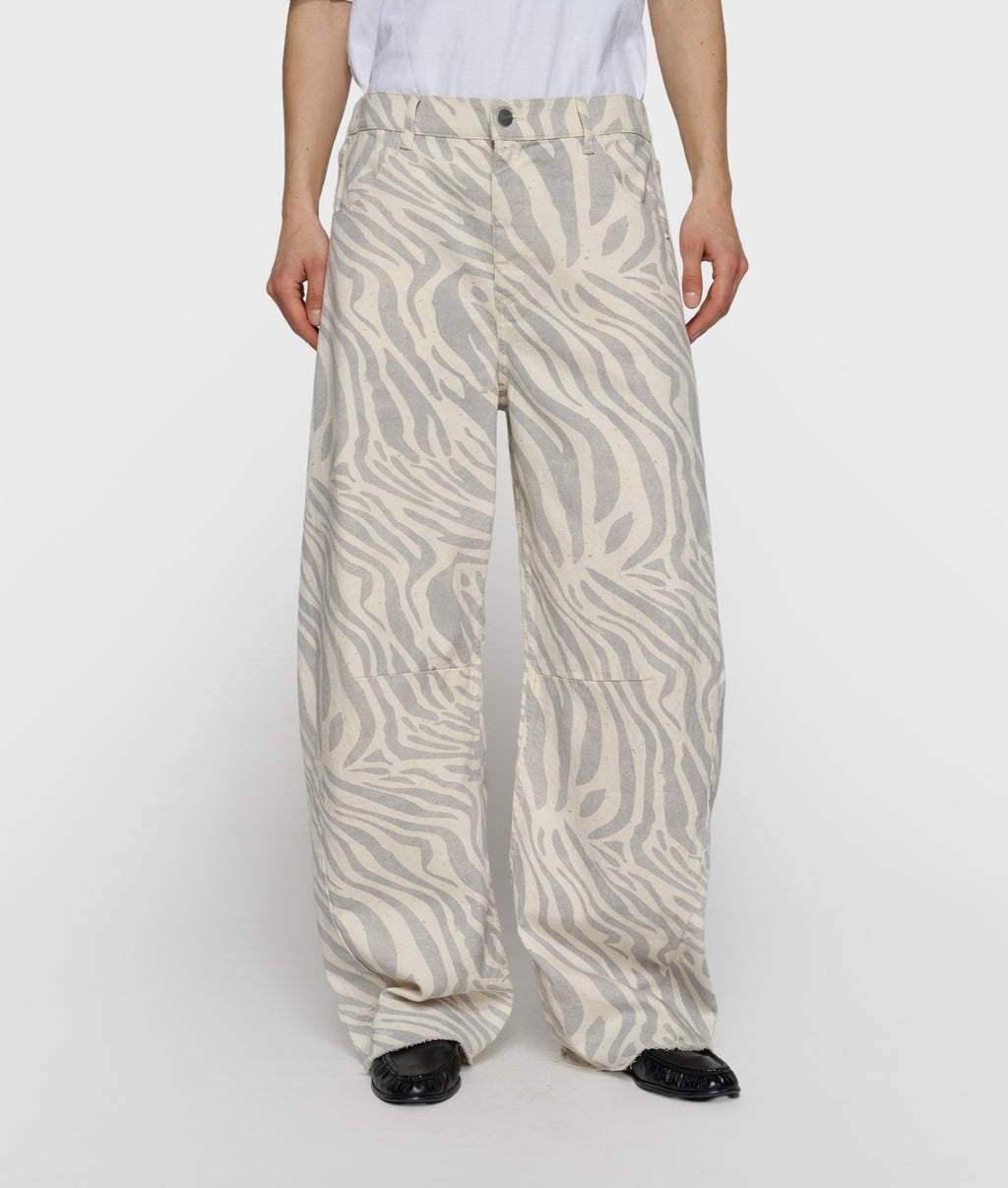 10DAYS Western Pants Zebra 20-067-6203 Ecru – vista 2