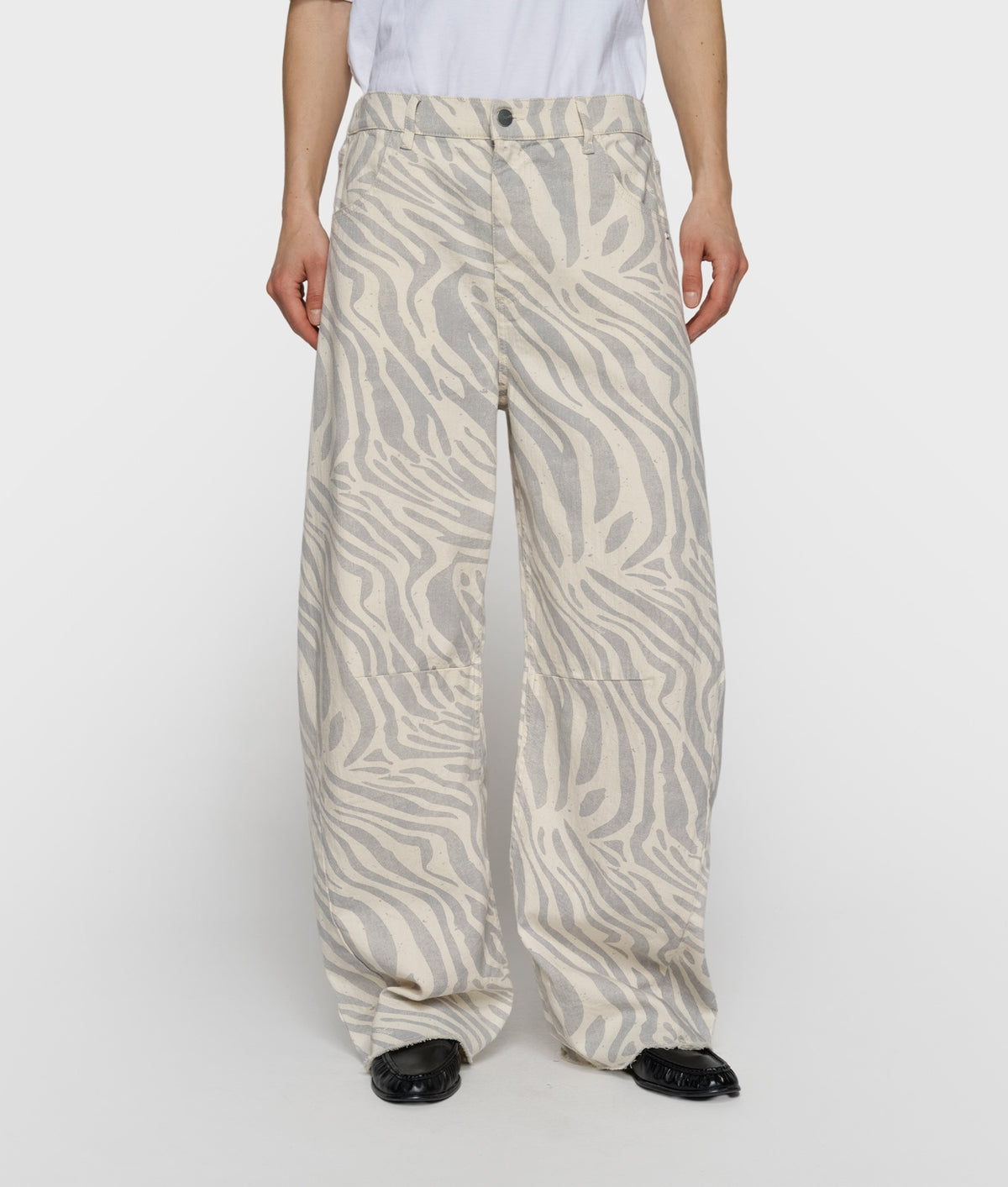 10DAYS Western Pants Zebra 20-067-6203 Ecru – vista 2