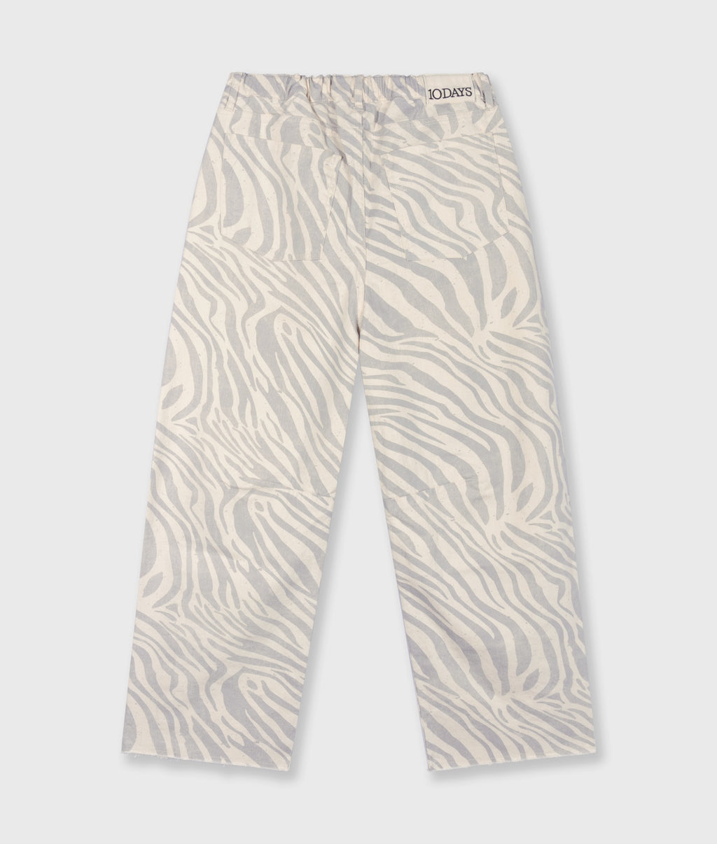 10DAYS Western Pants Zebra 20-067-6203 Ecru – vista 6