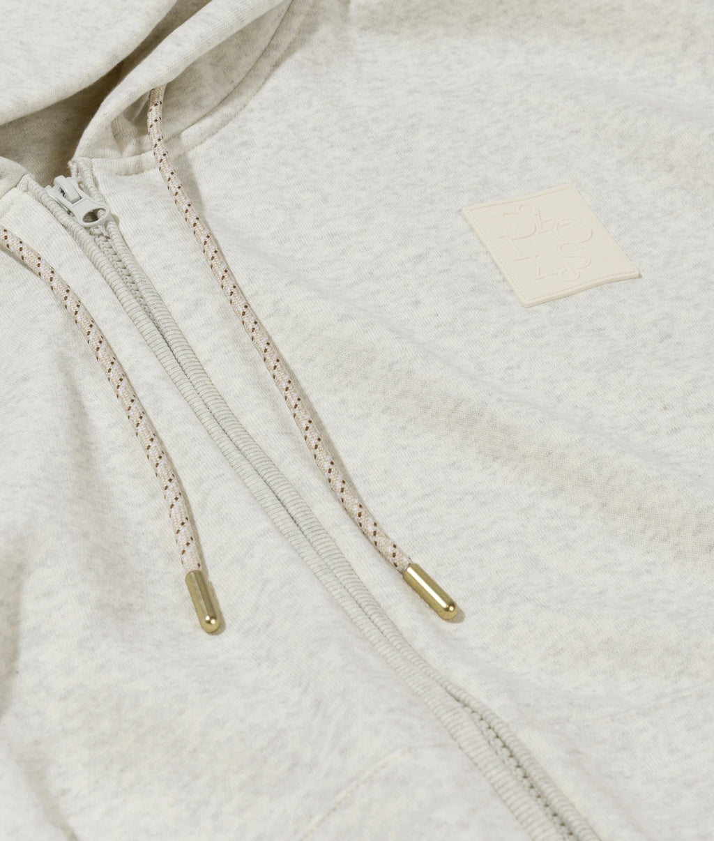 10DAYS Zip Cardigan Soft White Melee