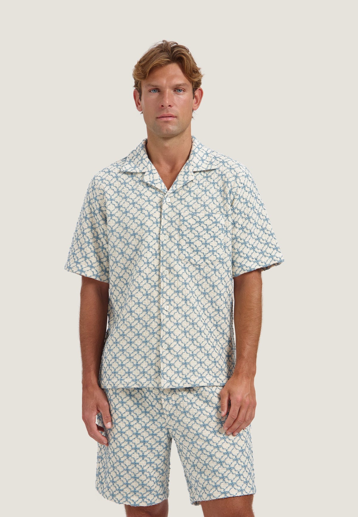 Birdi Shortsleeve Shirt Silver Birch