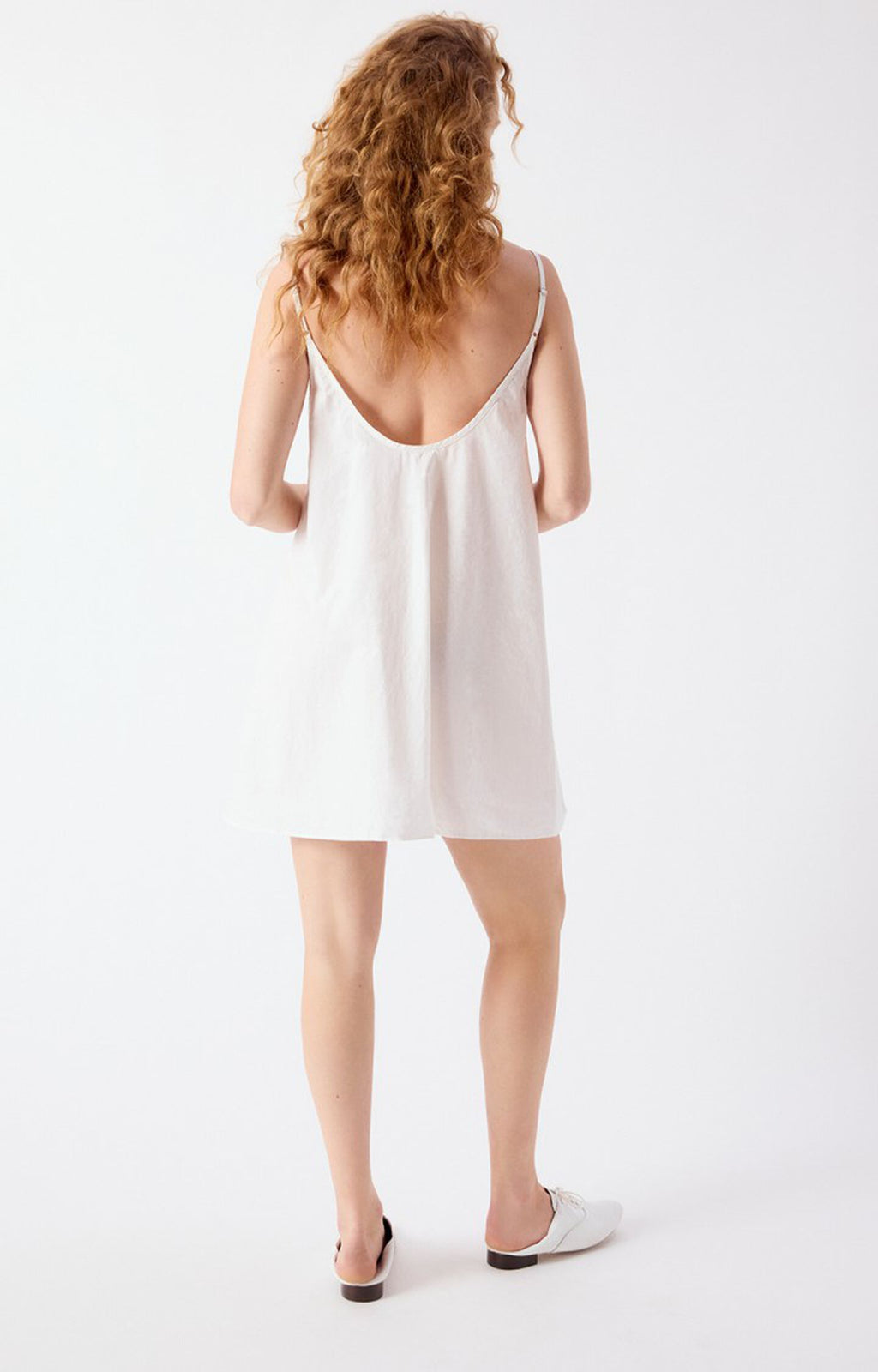 Vestido Bailow American Vintage BAI14CE26 blanco roto, vista posterior