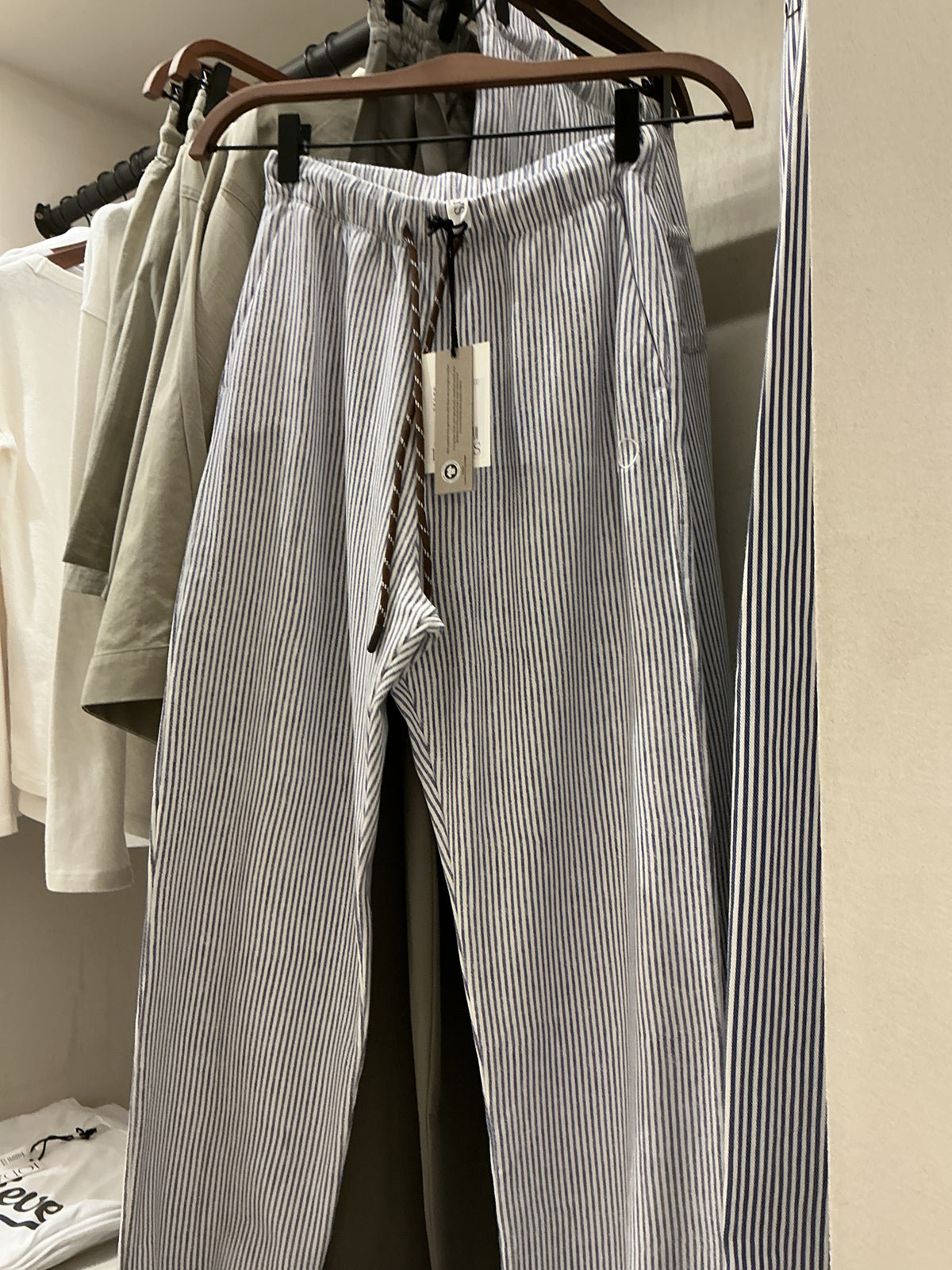 10DAYS mid jogger stripes - 20-001-6201