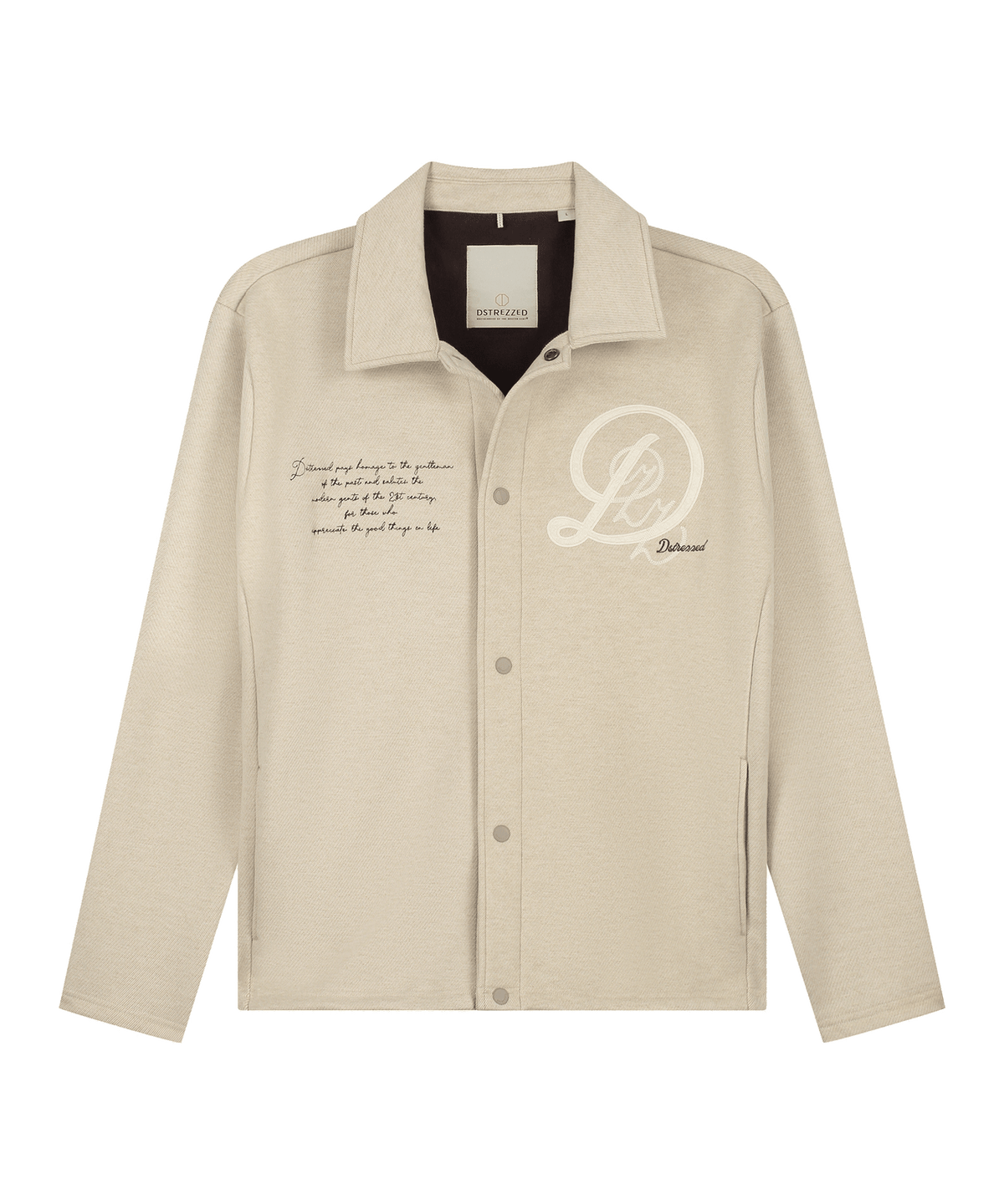 Dylan Sweat Jacket Silver Birch