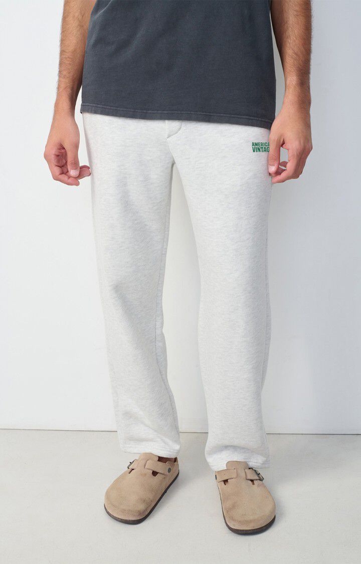 American Vintage MBAP05AH26 Baptown joggers gris chine
