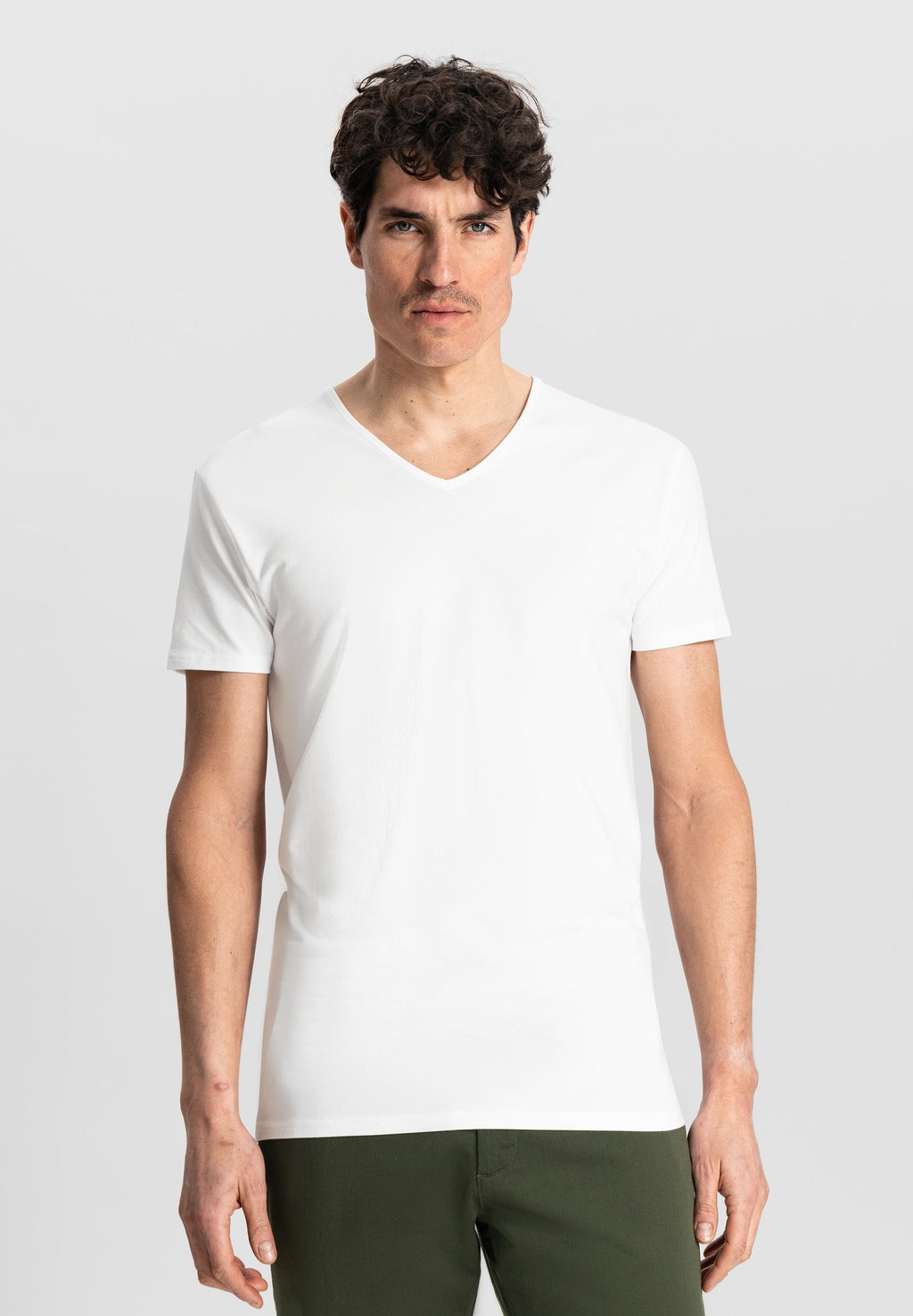 Eastwood 2 Pack V-Neck Tee White