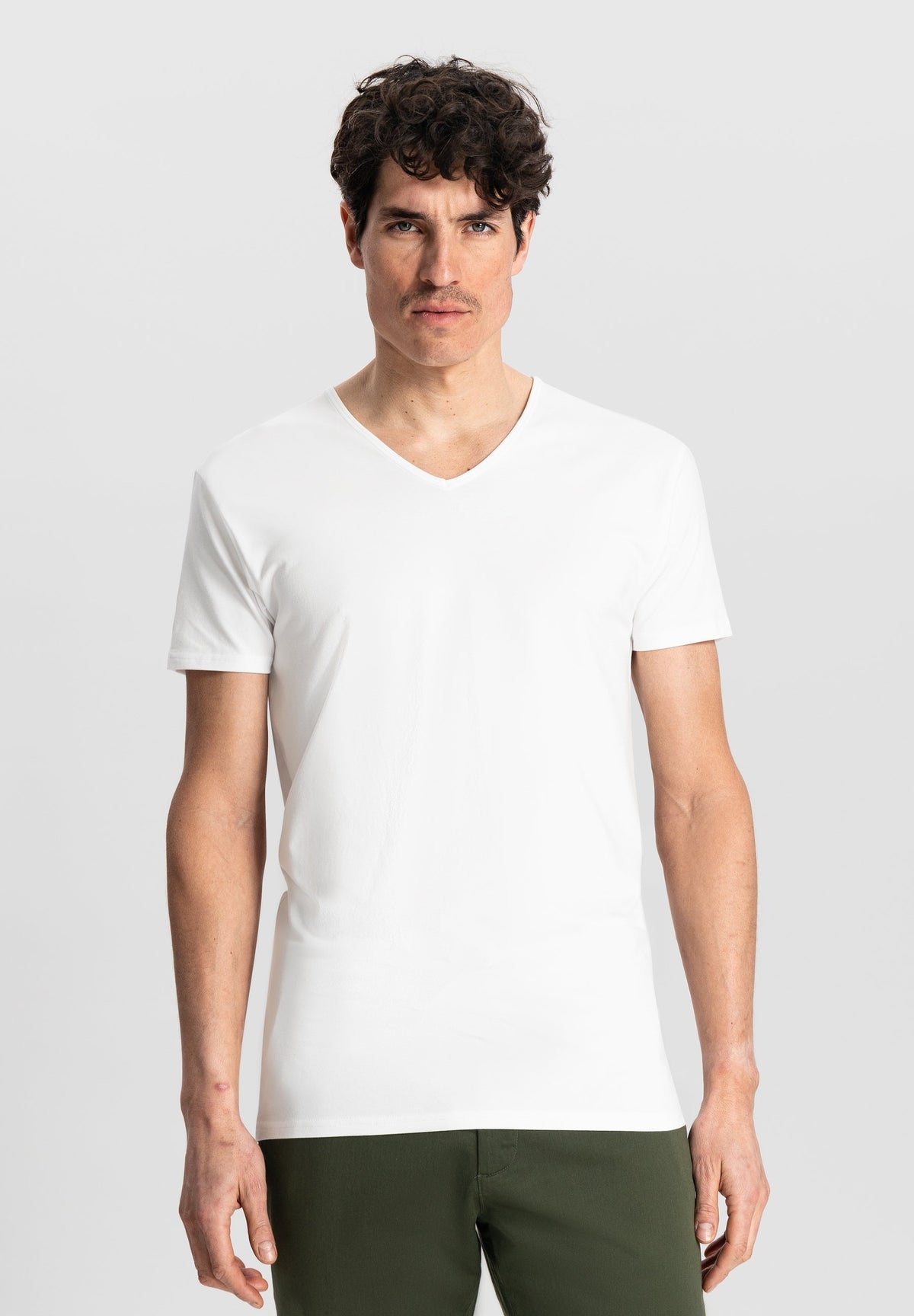 Eastwood 2 Pack V-Neck Tee White