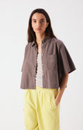 American Vintage Bailow shirt BAI06AE26 Cendre Vintage