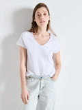 American Vintage SON02AGH26 Sonoma T-shirt Blanc