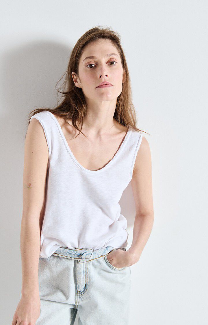 American Vintage SON29GH26 Sonoma Tank Top Blanc