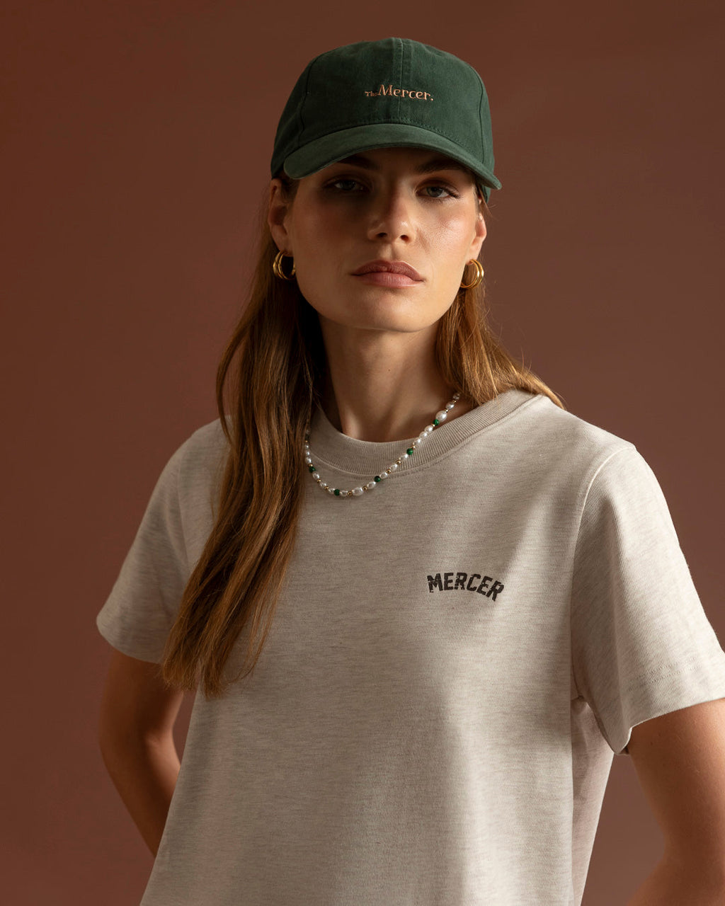 MERCER Classic Cap Green – detail