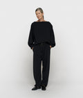 10DAYS Belted Pants Crepe Black