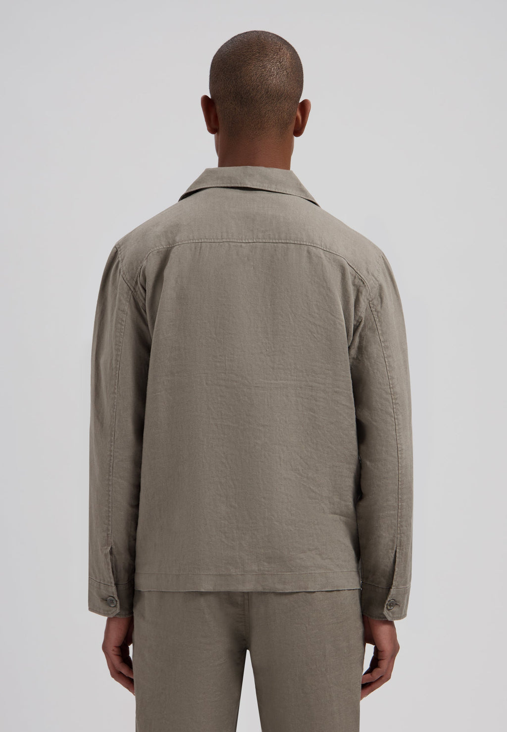 Dstrezzed Pierce Overshirt Grey Brown – segunda vista